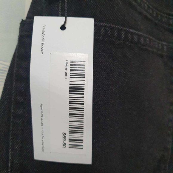 Frank & Oak Good Cotton Skirt - Washed Black - Picture 3 of 3